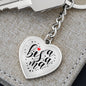 Bismaaa Classic Heart Logo Keychain