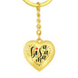 Bismaaa Classic Heart Logo Keychain