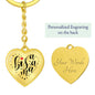 Bismaaa Classic Heart Logo Keychain