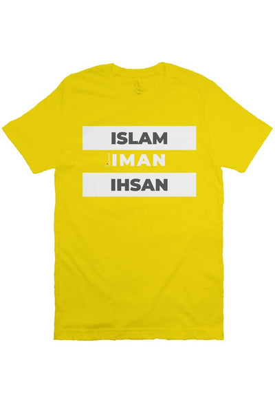 Islam, Iman, Ihsan T Shirt