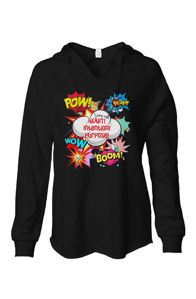 Pow! Lightweight  Wash Hooded Sweatshirt